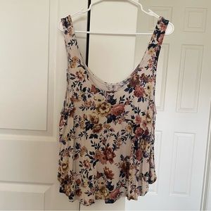 Floral Neutral Soft + Sexy Flowy Tank